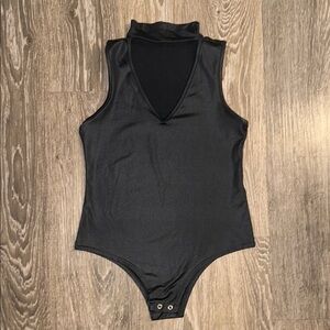 Black Sleeveless bodysuit